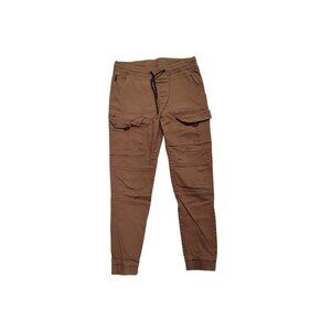 Ring of Fire Mens Brown Cargo Jogger Pants Size M Cotton/Spandex